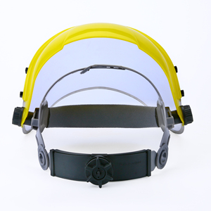 CE Standard maschera di sicurezza PC trasparente <span class=keywords><strong>in</strong></span> plastica visiera con 8 "* 15.5" * 1mm schermo di protezione e bordo <span class=keywords><strong>in</strong></span> alluminio - Product Image 5