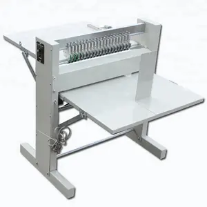 WD-600) Electric A4 Vertical Mamual Feeding Half-cutting Paper Label Slitting Machine