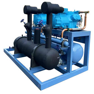 Piezas de intercambio de calor de refrigeración de 100HP, congelador, almacenamiento de cámara fría, compresor paralelo semihermético, unidad de condensación paralela - Product Image 3