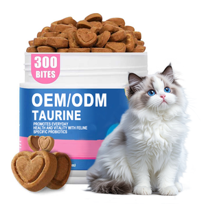Friandises à la <span class=keywords><strong>taurine</strong></span> pour chats, pour la santé cardiaque des félins, soutient la fonction cardiaque, stimulent le métabolisme énergétique, puissant antioxydant - Product Image 1