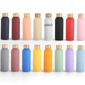 High Quality <b>Drink</b> Bottle Insulated Vacuum Black Metal <b>Flask</b> Bottle 500ml Waterbottle Stainless Steel Water Bottle Custom Logo - Product Image 1