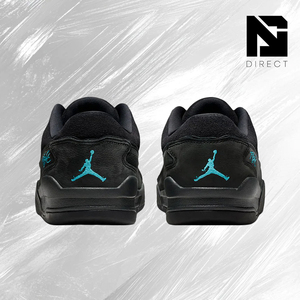 Air Jordan Flight Court 'noir/anthracite/bleu gamma' Chaussures de sport de basket-ball Chaussures décontractées Jordan - Product Image 4