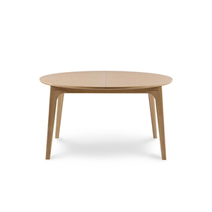 Meubles de cuisine en bois ovales extensibles de style <span class=keywords><strong>scandinave</strong></span>, finition naturelle, pour une salle à manger d'intérieur luxueuse - Product Image 3