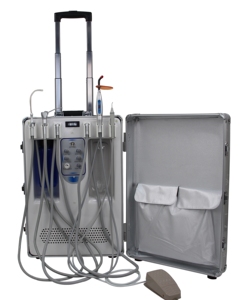 Hot Sale Foldable Portable Dental Unit Steel Plastic Metal <b>Electric</b> CE Certified Clinic Surgery Use Bag <b>Suitcase</b> Best Price - Product Image 1
