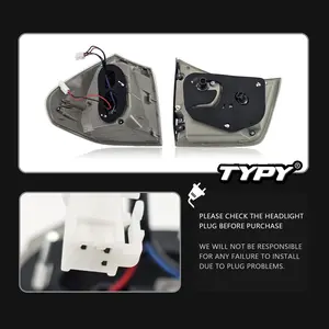 Kit de Luces Traseras LED TYPY para Lexus RX 2003-2008 con DRL y Señal de Giro Dinámica, 12V, Lente Ahumada/Tintada - Product Image 5