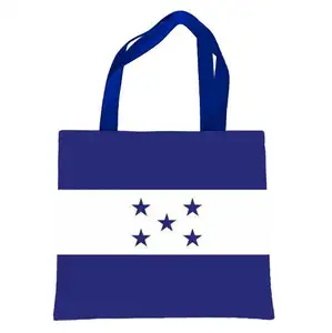 Hochwertige 16 × 14 Zoll doppelseitige Tote-Tasche mit Honduras-Flagge individuelle Tote-Tasche