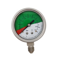 Fymètre en acier inoxydable soudage, 60mm, IP65 0 ~ 2 barres, acier inoxydable, Sf6, fourniture d'usine