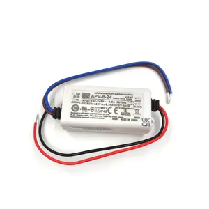 MeanWell APV-8-24 8W alimentazione elettrica 24V LED Driver con singolo tipo di uscita per applicazioni di illuminazione a LED