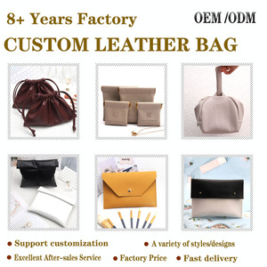Bolsa de Maquillaje de Piel Sintética Impermeable de 25*15 cm con Cordón, Logotipo Personalizado Impreso, Bolsa de Viaje para Guardar Artículos de Aseo - Product Image 5