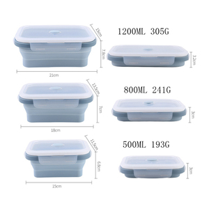 صناديق تخزين طعام قابلة للطي من أجل مجمِّد الميكروويف لغسالة الصحون - Product Image 4