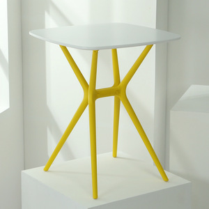 Nouvelle <span class=keywords><strong>table</strong></span> à <span class=keywords><strong>manger</strong></span> carrée pliable en plastique de style nordique minimaliste, <span class=keywords><strong>table</strong></span> compacte <span class=keywords><strong>tendance</strong></span> pour petit espace - Product Image 5