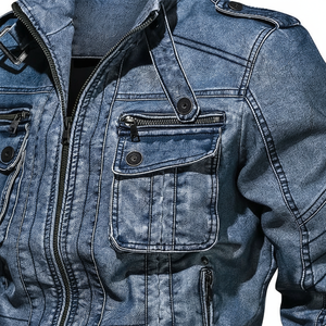 Nouveau vente en gros de vestes en jean imprimées de haute qualité pour l'automne et l'hiver - Product Image 2