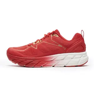 Беговые кроссовки hotкартофеля нового дизайна, унисекс, обувь для марафона с подушкой, R11, с красным градиентом