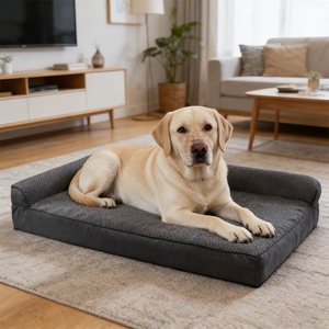 Grands lits pour chiens en forme de L, confortables, douillets, <span class=keywords><strong>anti</strong></span>-<span class=keywords><strong>stress</strong></span>, apaisants pour les chiens - Product Image 6
