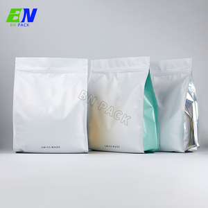 Con Trượt Ziptop Protein Bột Túi Với In Ấn Whey Protein Pouch Đáy Phẳng Đứng Lên Miếng Vải Hình Tam Giác Vegan Thực Phẩm Doypack - Product Image 1