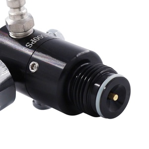 GP Alta Calidad alta presión negra 3000psi 200bar PCP Paintball M18 * 1,5-Medidor de transferencia del regulador del tanque de rosca para tanque de aire PCP - Product Image 5