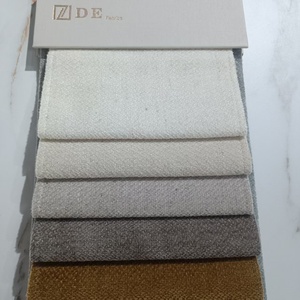 Tela de Punto de Mezcla de <span class=keywords><strong>Lino</strong></span> de Alta Gama, Moderna, Transpirable, Resistente a las Arrugas, Estilo Liso para Sofás, Venta al Por Mayor - Product Image 2
