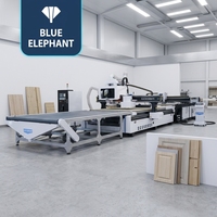 Routeur CNC à bois ATC avancé 2130 2030 2040 avec forets et chargeur/déchargeur automatique pour la production de meubles de garde-robe sur mesure