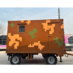 Contenedor Móvil de Aluminio con Plataforma Cuadrada Grande, Refugio Móvil para Camiones de Comida con Función de Elevación - Product Image 2