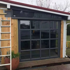 Portes <span class=keywords><strong>de</strong></span> <span class=keywords><strong>garage</strong></span> escamotables en alliage d'aluminium au design moderne personnalisable Mécanisme silencieux et motorisé Isolation thermique pour les maisons <span class=keywords><strong>de</strong></span> luxe - Product Image 4