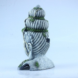 Statua di Buddha Decorativa per <span class=keywords><strong>Acquario</strong></span>, Ornamento per Vasche di Pesci Ornamentali e Terrari per Rettili, Statuetta di Buddha per Allevamento <span class=keywords><strong>Tartarughe</strong></span> - Product Image 4