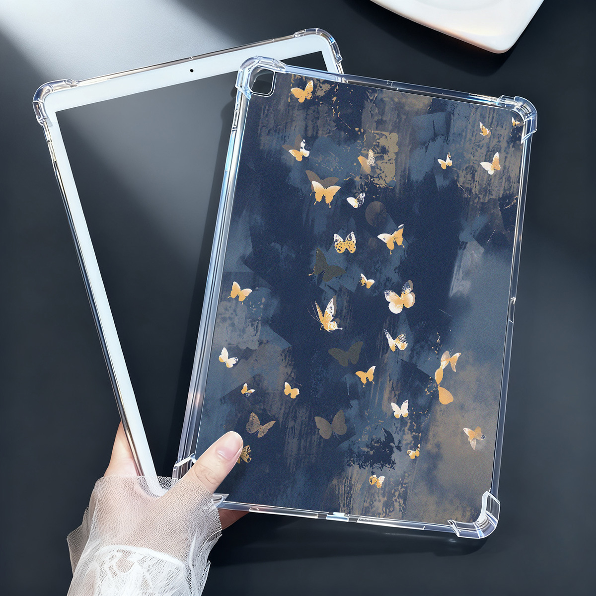 Tablet High-Transparency Shockproof Case - Transparent