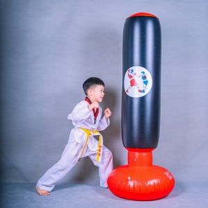 Saco de Boxeo Inflable para Niños, Saco de Boxeo de PVC con Relleno de Agua o Arena, Ideal para Gimnasio, Logotipo Personalizable - Product Image 6