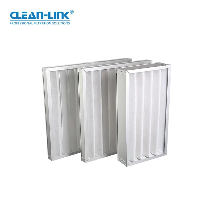 Filter Udara Semua Panel Aluminium Yang Dapat Dicuci untuk Cerobong Kamfil Gulungan Filter Kapas Hvac G3 G4