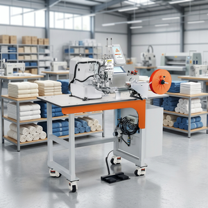 Machine automatique d'alimentation et de couture d'étiquettes - Product Image 1