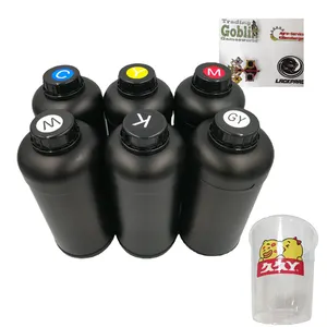 Vivid Color & No Jam uv Ink for Universal Premium Color Bottle Refill uv Inkjet Epson Printers DX5 DX7 XP600 4720 L1800