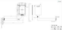 وحدة شاشة LCD TFT مقاس 2.4 بوصة بدقة 240×320 QVGA من TMK مع إضاءة خلفية LED وواجهة MCU 8 بت مدمجة بـ 22 دبوس وشريحة ST7789P3 من الدرجة A للاستخدامات الصناعية