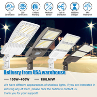 Lampadaires LED NGT pour extérieur, étanches IP65, 100W, 150W, 200W, 240W, 300W, pour parkings et zones publiques