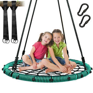 39 polegadas aranha Web árvore balanço ao ar livre Pires <span class=keywords><strong>Net</strong></span> <span class=keywords><strong>Swing</strong></span> plataforma quintal redondo voando <span class=keywords><strong>Swing</strong></span> - Product Image 5