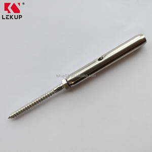 Terminales <span class=keywords><strong>de</strong></span> rosca sin engaste para cable <span class=keywords><strong>de</strong></span> acero inoxidable, tornillos <span class=keywords><strong>de</strong></span> madera, herrajes para barandales <span class=keywords><strong>de</strong></span> cable, tornillos <span class=keywords><strong>de</strong></span> rosca sin engaste, terminales izquierdo y derecho - Product Image 4