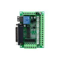 Carte d'interface CNC Mach3 6 axes HLTNC avec port parallèle DB25 et câble USB & LPT pour routeur CNC et gravure