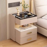 Prix d'usine, table de chevet intelligente, ensembles de meubles de chambre à coucher, meubles de maison modernes avec port de charge sans fil USB