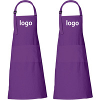 Prix d'usine, logo personnalisé, uniforme de serveuse de restaurant, de salon de beauté, de peintre, de cuisine, de haute qualité, multicolore, faible MOQ