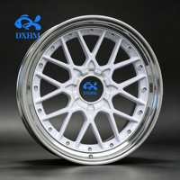 2 Buah Velg Multi Rims Baru Model Deep Dish Alloy Forged Custom Warna Silver Ukuran 15-24 Inch 5x114.3 5x127 5x112 Roda Mobil Penumpang untuk Lincoln