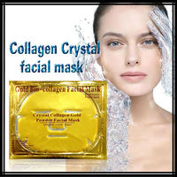 OEM/ODM soins de la peau de luxe 24K cristal or brillant vitamine C et collagène masque facial hydratant