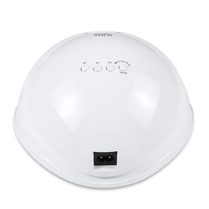 Venta caliente 48W SUN 5 LED Salon Secador de uñas con máquina dual Geles de curado rápido de bajo calor Suministro eléctrico de plástico blanco - Product Image 5