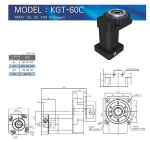 REDUCER KGT-60C-18 จับคู่มอเตอร์: HG-KR13 A TG และเป็นของแท้ - Product Image 4