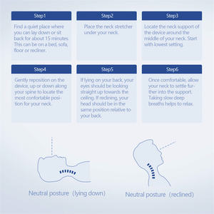 Dispositivo de tracción Cervical ajustable de 4 niveles arqueados ortopédicos para aliviar el dolor de cuello productos de masaje-hombro - Product Image 5