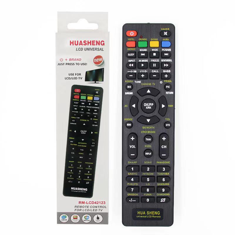 HUASHENG TV télécommande universelle adaptée pour LG SAMSUNG SONY Panasonic SHARP TOSHIBA HITACHI VIZIO TCL JVC HISENSE Smart TV