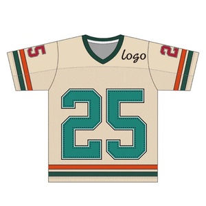 Tenues de football américain sublimées élégantes 2025, entièrement personnalisables, broderie, maillots de football américain rétro - Product Image 6