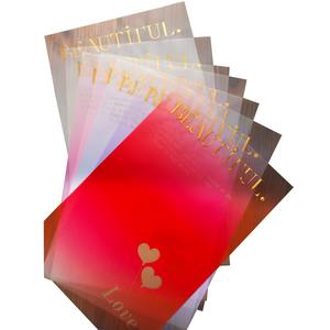 Papel de Envolver Reciclado Ecológico de Alta Calidad, Impermeable, con Revestimiento de PE, para Ramos Florales, 30x45cm, 10 Hojas/Paquete, Personalizable - Product Image 5