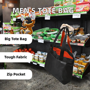 Sac fourre-tout personnalisé en nylon et polyester pour homme, grand format, avec cordon de serrage, pochette zippée et motif lettres, idéal pour la mode et la vente en gros - Product Image 3