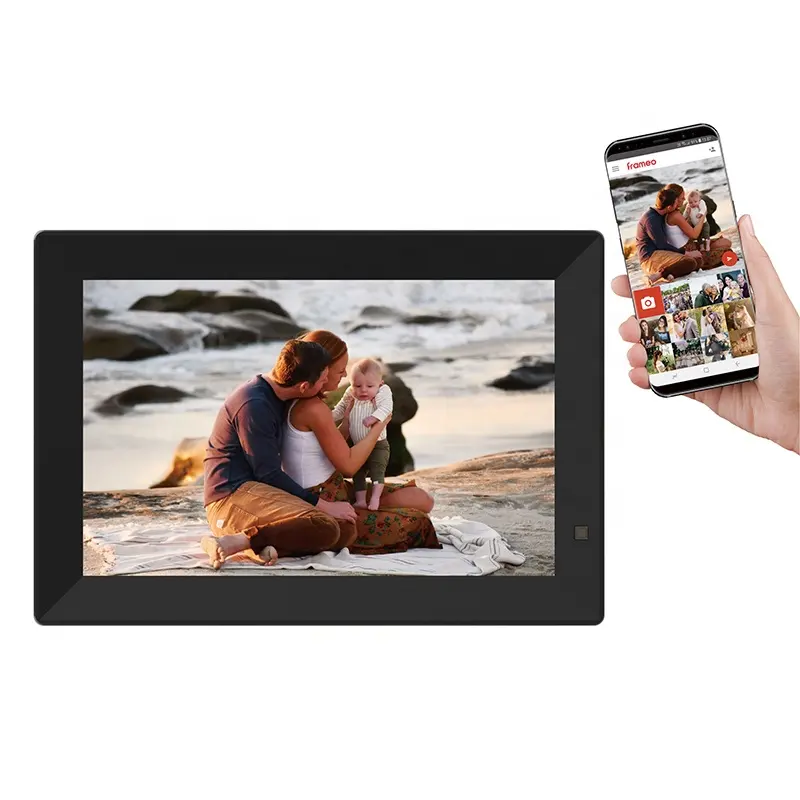 Video Player Photo Sharing 10.1 Lcd Hd Scherm Smart Wifi Cloud Android Digitale Fotolijst