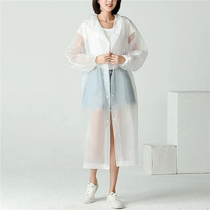 Impermeable Largo para Adultos al por Mayor, Chaqueta Impermeable de EVA para Hombre y Mujer, con Capucha, para Viajes, Pesca, Camping - Product Image 3