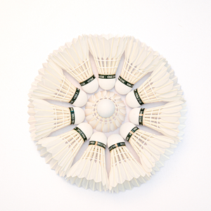Volante de Bádminton de Alta Calidad para Torneos, Pluma de Ganso, Vuelo Estable, para Partidos Profesionales - Product Image 1