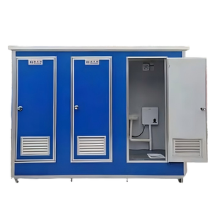 Salle de <span class=keywords><strong>douche</strong></span> préfabriquée en acier compacte, <span class=keywords><strong>transportable</strong></span> et mobile, construite en usine, <span class=keywords><strong>douche</strong></span> extérieure avec utilisation de toilettes - Product Image 3